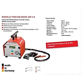 Rothenberger Elektrofüzyon Kaynak Makinası Ø 450 mm
